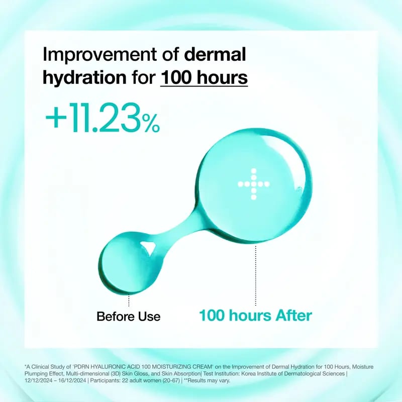 PDRN Hyaluronic Acid 100 Moisturizing Cream (60ml) | moisturizer, hydrating, glow💧