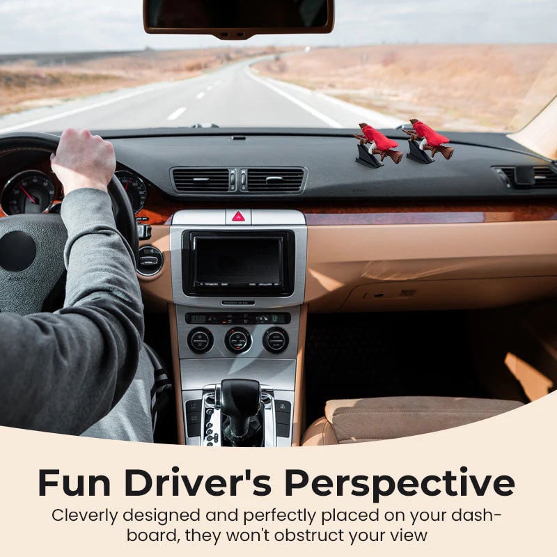 🏆NEW YEAR SALE 47% OFF🔮🚗Witch and Wizard Broomstick Dashboard Drift Ornaments