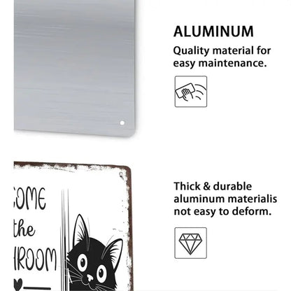 🔥🐱Vintage Black & White Cat Wall Art