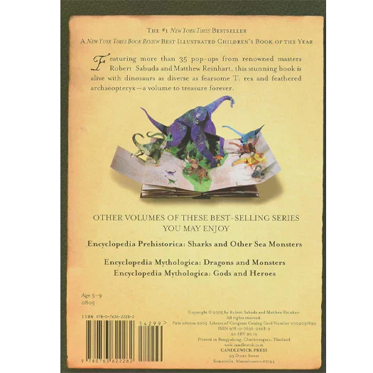🦖3D Encyclopedia Prehistorica Dinosaurs-Ignite Kids' Intellectual Enlightenment Journey